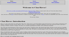 Desktop Screenshot of clanhavoc.valiant8086.com