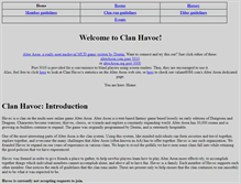Tablet Screenshot of clanhavoc.valiant8086.com